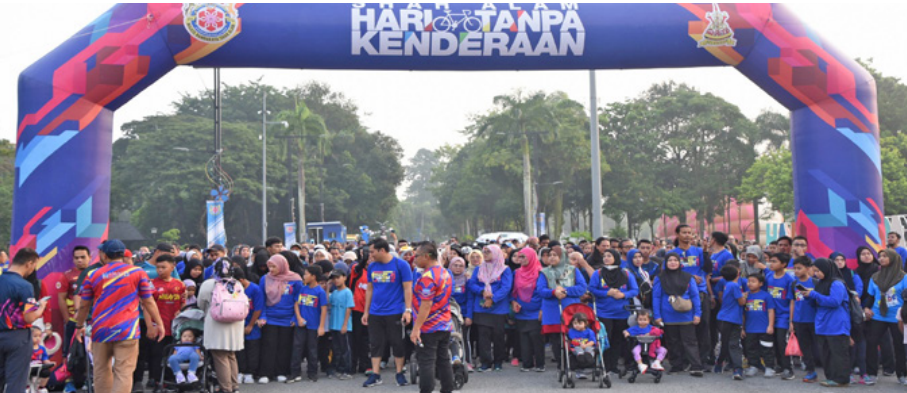 Program Zikirwalk Hari Shah Alam Tanpa Kenderaan Edisi Mais