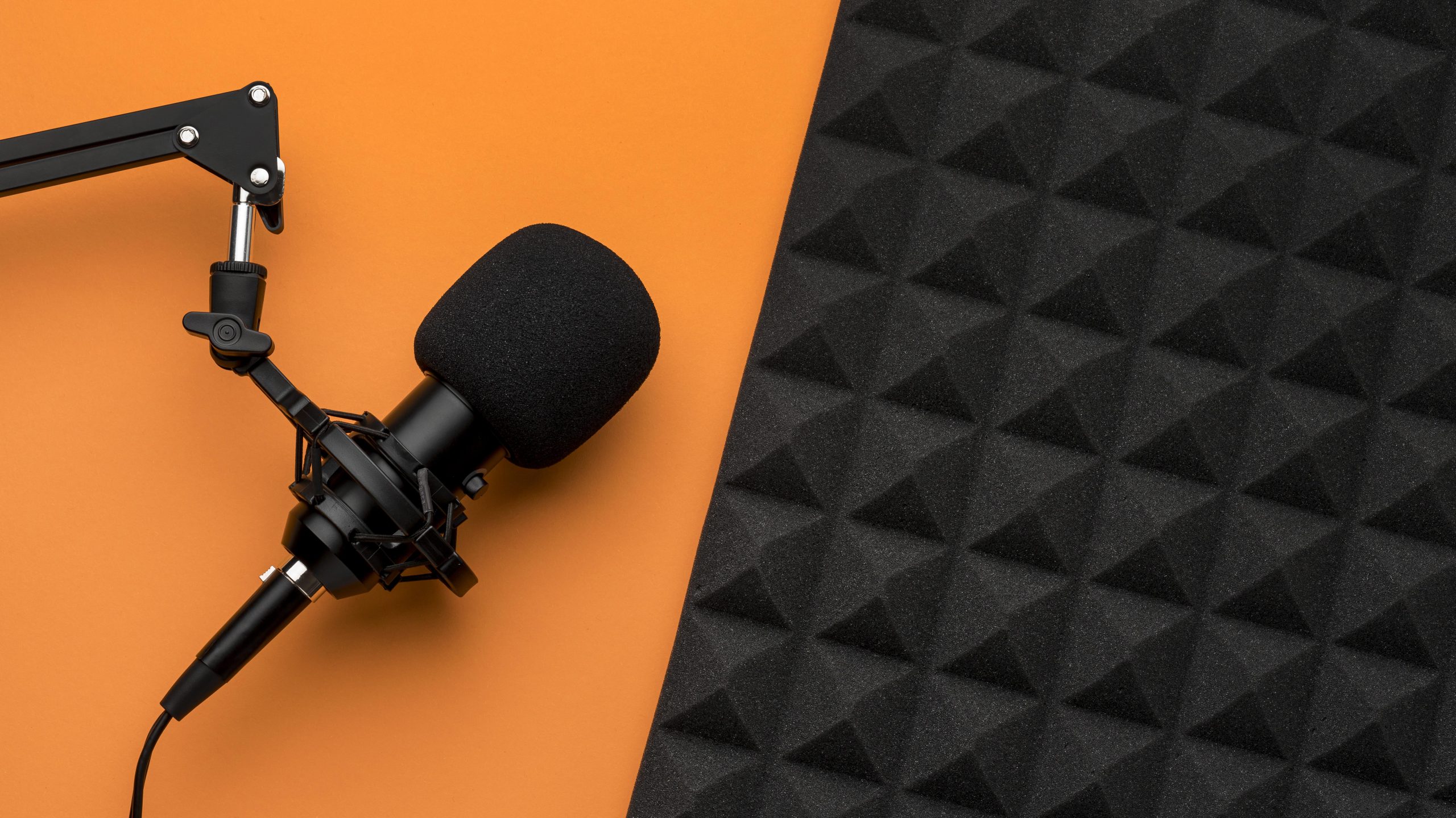 microphone acoustic isolation foam scaled